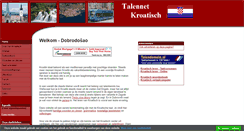 Desktop Screenshot of kroatischetaal.nl